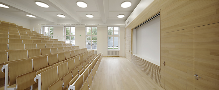 Hörsaal Kristallographie Universität Freiburg, innen