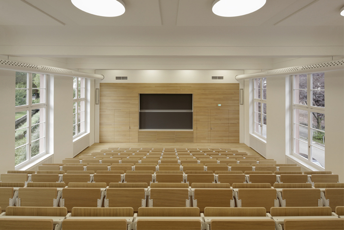 Hörsaal Kristallographie Universität Freiburg, interieur