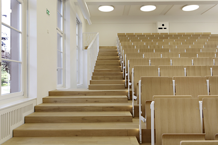 Hörsaal Kristallographie Universität Freiburg, Aula, Wissenschaft