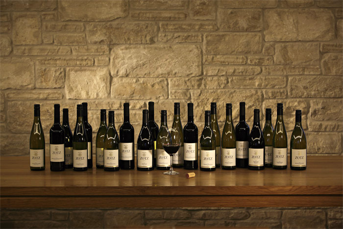 Produktbilder, Gruppe, Weinflaschen,