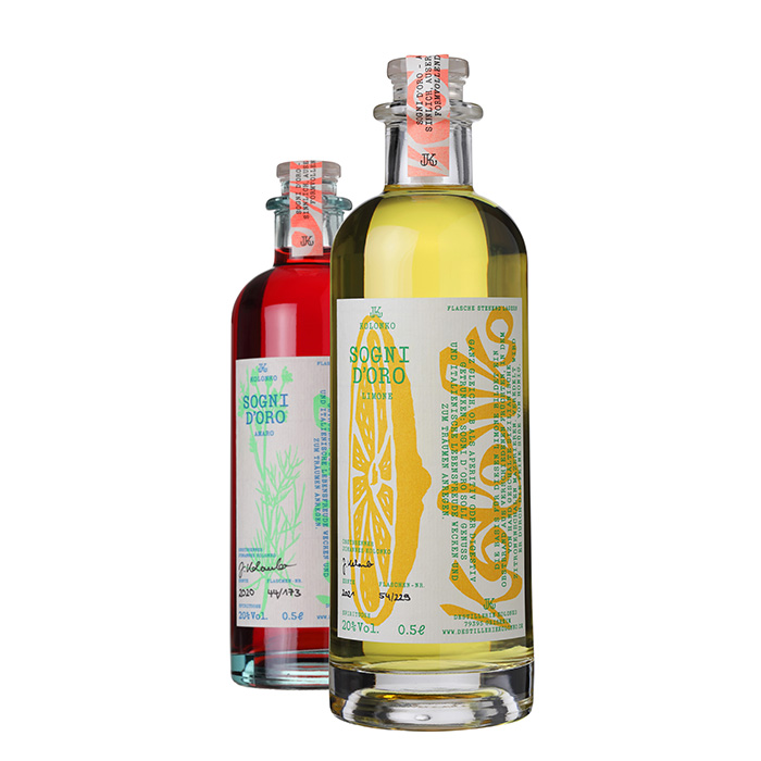 Produkt-Aufnahme, Spirituosen, Limoncello Studioaufnahme