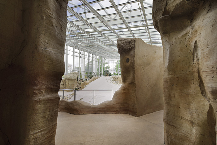 Eingang Wüstenhaus Architekturfotografie