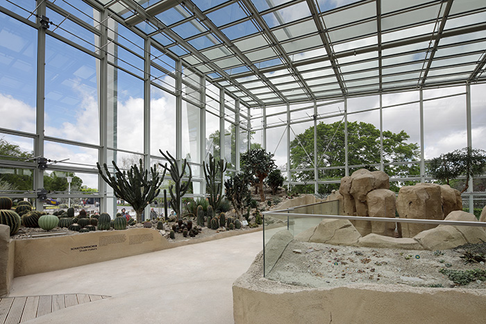 Wüstenhaus mit Glasdach foto