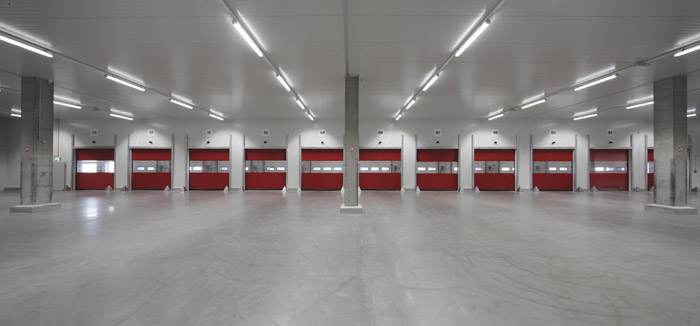 LKW Dock, Warenannahme