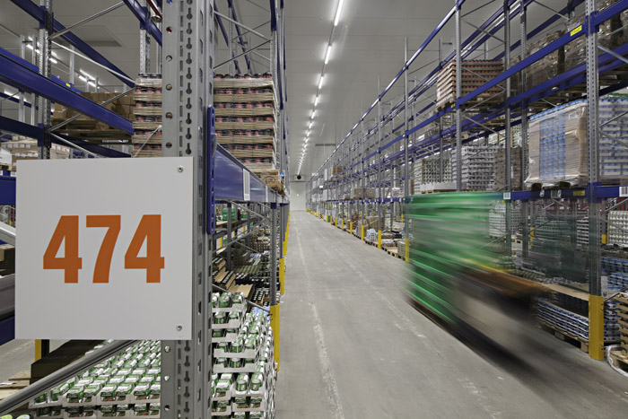 Industrie Fotografie, Lager Regale