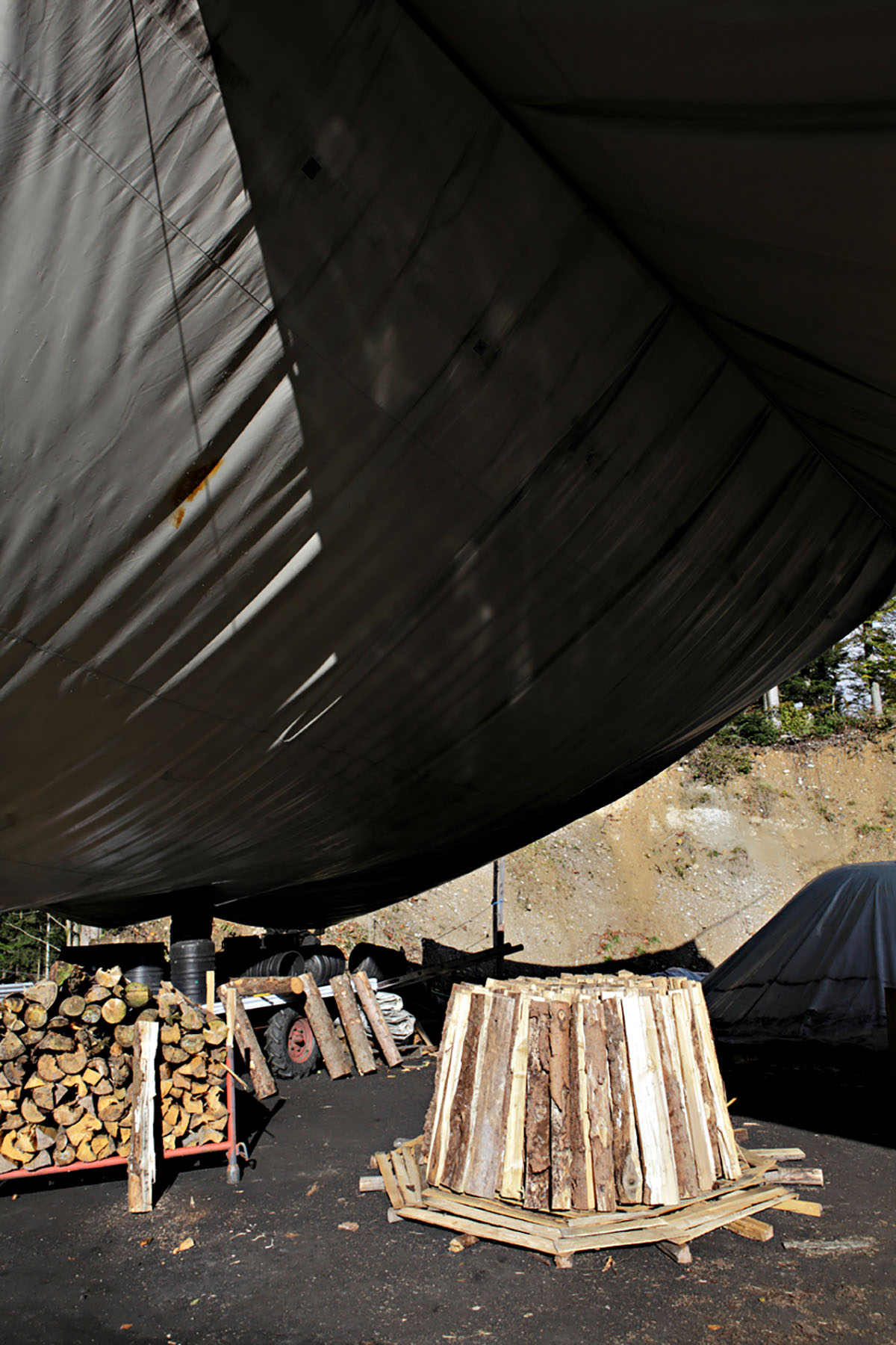 reportage Holzstapel